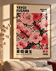 plakaty PLAKAT dekoracyjny, kwiaty wiśni Yayoi Kusama, sakura poster 2