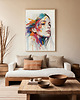 plakaty Plakat Portret kobiety twarz abstrakcja 3