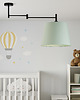 lampy do pokoju dziecka Dziecięca lampa sufitowa na wysięgniku regulowanym TAMPA KIDS 2