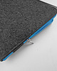 etui na laptopa GRAFITOWE ETUI MacBook turkusowy zamek 9