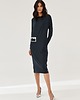sukienki midi damskie Sukienka ze srebrną kieszonką 1