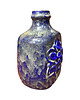 wazony Kobaltowy, duży, ceramiczny wazon Strehla Keramik, Niemcy lata 60. 3