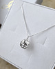 złote naszyjniki GLOBUS duży- srebro, złoto, różowe złoto 5
