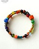 bransoletki - inne Bajecznie kolorowa bransoletka Boho z drobnych koralików prezent  handmade 4
