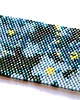 bransoletki - inne Forget Me Not, szeroka wyplatana bransoleta, beading 6