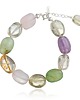 bransoletki z kamieni naturalnych Bransoletka Rainbow Smooth, gładki fluoryt naturalny 3