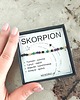 bransoletki z kamieni naturalnych SKORPION bransoletka zodiakalna na gumce 4