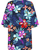 t-shirt damskie DR.CROW T-shirt Damski Oversize Colourful Flowers 1