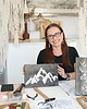 Ozdoby na ścianę GÓRY z lampkami BOX DIY String art kreatywny zestaw zrób to sam 3