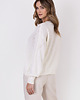 swetry damskie  Sweter w sportowym stylu - SWE322 ecru MKM 3