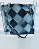 torby na ramię Jeansowa Torba na ramie patchwork ręcznie robiona torba jeansowa torebka jeans 3