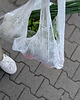 torby na ramię Koronkowa torba w kwiatu, shopper NAMINESO FOLD, ecru 4