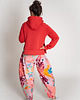 bluza z kapturem damska Bluza z kapturem - Cranberry 5