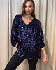 bluzki z długim rękawem damskie Bluzka cekinowa Marina 2