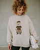 bluza bez kaptura damska Bluza oversize Tony Teddy dla mamy i taty 5