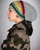 czapki damskie DreadLove Rasta 01 - JASNA SZARA 2