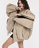 kurtki damskie Kurtka typu bomber mocca zipper 7