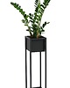 kwietniki Kwietnik Metalowy CUBO 70cm czarny 1