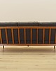 sofy i szezlongi Sofa dębowa Brockmann Petersen, skóra naturalna, duński design lat 70. 2