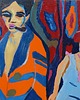 obrazy Obraz do salonu Artysta i modelka  Ernst Ludwig Kirchner 5