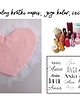 karuzele i girlandy do łóżeczka Ozdoba pokoju - przytulanka personalizowana - serduszko (kolory, tkaniny) 3