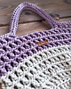 torby na ramię Ażurowa shopperka ze sznurka na szydełku handmade TSa01-02 1