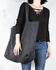 torby XXL Big Lazy bag torba czarna na zamek / vegan / eco 2