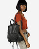 torby na ramię Skórzana torebka plecak z kieszenią z przodu - MARCO MAZZINI czarny 4