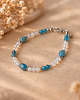 bransoletki z kamieni naturalnych AZURE GLOW bransoletka z kamieni - apatyt i opal 1