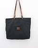 torby na ramię Black Cotton & Leather 1
