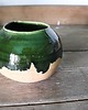 umywalki Umywalka Ceramiczna Nablatowa Ręcznie Robiona w Ciemnej Butelkowej Zieleni 4