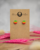 kolczyki z masy plastycznej Kolczyki Dots mini- rasta 1
