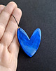 kolczyki z masy plastycznej Kolczyki ecce serce no13 2