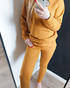 komplety damskie DRES BAWEŁNIANY SERCE I267 MUSZTARDA 2