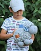 misie i maskotki Kolorowa handmade słodka owieczka w rozmiarze XL 4