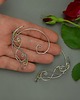 nausznice Nausznice zausznice oryginalne kolczyki zielony perydot wire wrapping 3