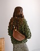 saszetka nerka BEANIE BAG MAXI - skórzana nerka - brąz orzechowy 1