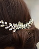 Ślubne ozdoby do włosów Kryształowy grzebień ślubny - silver sparkle 4
