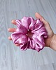 gumki do włosów Jedwabna frotka scrunchie herbaciany róż 1