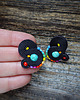 kolczyki soutache Kolorowe Lentinki- kolczyki soutache 3