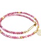 chokery Turmaliny różowe /choker/ vol. 37w - naszyjnik - Szlachetna kolekcja 2