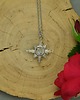 wisiory Mały wisiorek róża wiatrów kryształ górski wire wrapping 5