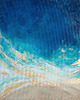 obrazy Granatowy obraz abstrakcyjny - obraz ze złotem Maldives IX 40x50 cm 2