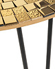 stoliki kawowe Złoty stolik kawowy, złoty okrągły stolik, stolik glamour, art deco, do domu 3
