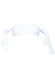 stroje kąpielowe i kostiumy kąpielowe damskie TROPIKO SWIMWEAR - CAPRI BANDEAU TOP white 1