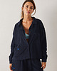 szorty damskie Spodenki frotte navy 1