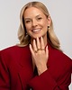 bransoletki - inne Złoty pierścionek croissant o plecionej fakturze Paraiso Maravena 4