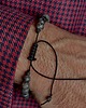 biżuteria męska Męska bransoletka - amulet zodiakalny z larvikitem 2