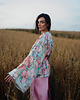 bluzki kimonowe damskie Kimono Blossom SHORT 5