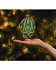 ozdoby choinkowe Bombka choinkowa: Ekskluzywne jajo Faberge z kamieniami: zielone 2